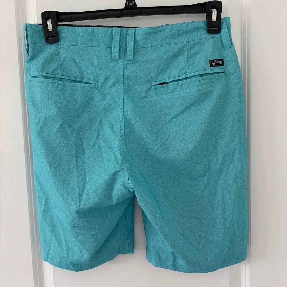 Billabong Men's Aqua Shorts 31 Chino Pockets Surf Surfing Casual Lightweight - Picture 2 of 6